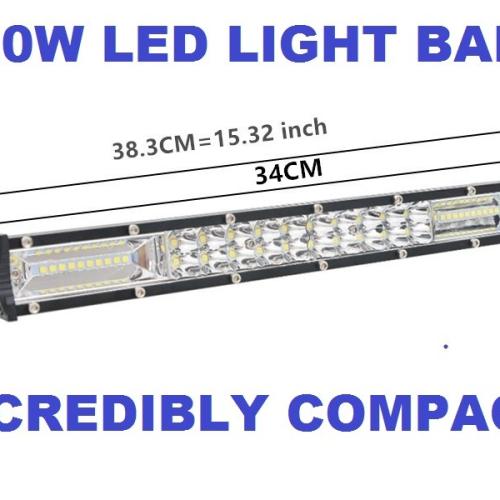 image of 120w LED mini light bar - combo beam