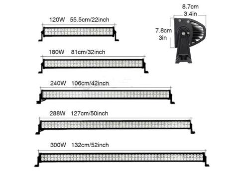 gallery image of 300W curved LED light bar 52