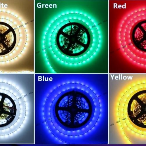 image of LED strip light 2835 12v  non waterproof 5m +free DC connector