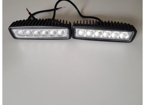 product image for 18W LED light bar 12-24v waterproof - 2pce - 